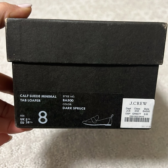 J. Crew Calf Suede Minimal Tab loafers - Picture 11 of 13